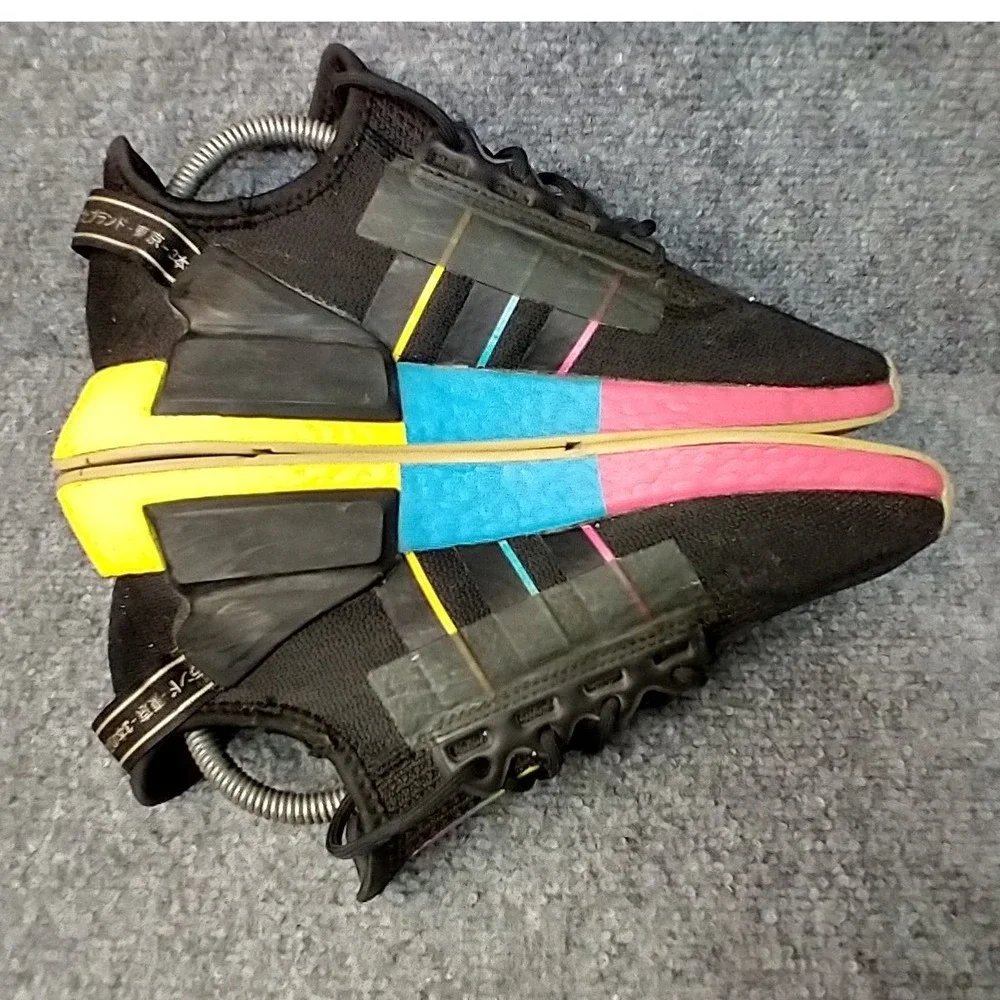 Adidas NMD R1 V2 Tokyo Nights Black Sneakers Adult Men's Size 7‎ Multi EUC